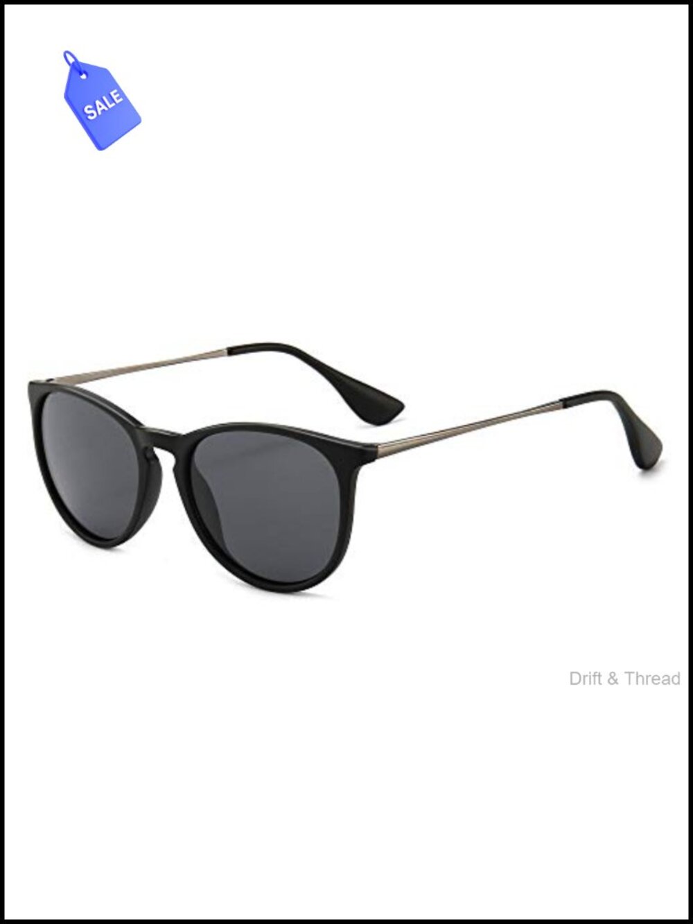 Premium Vintage Round Sunglasses Polarized UV400 Retro Unisex
